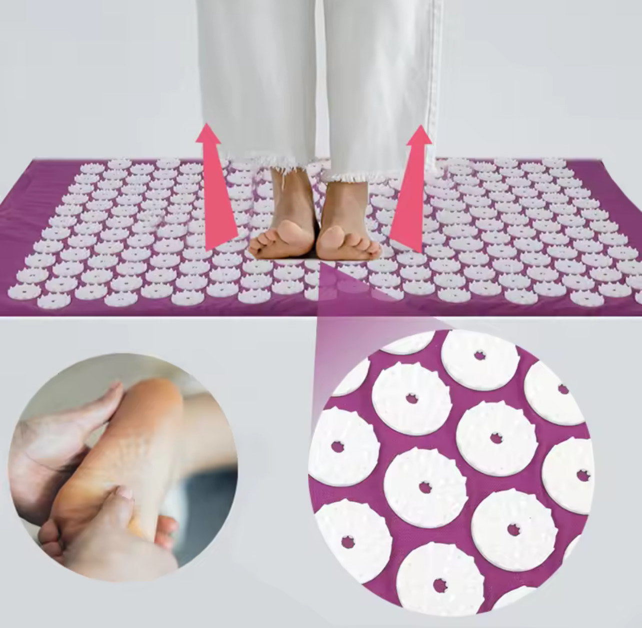 Tapis de massage Acupression pour le dos